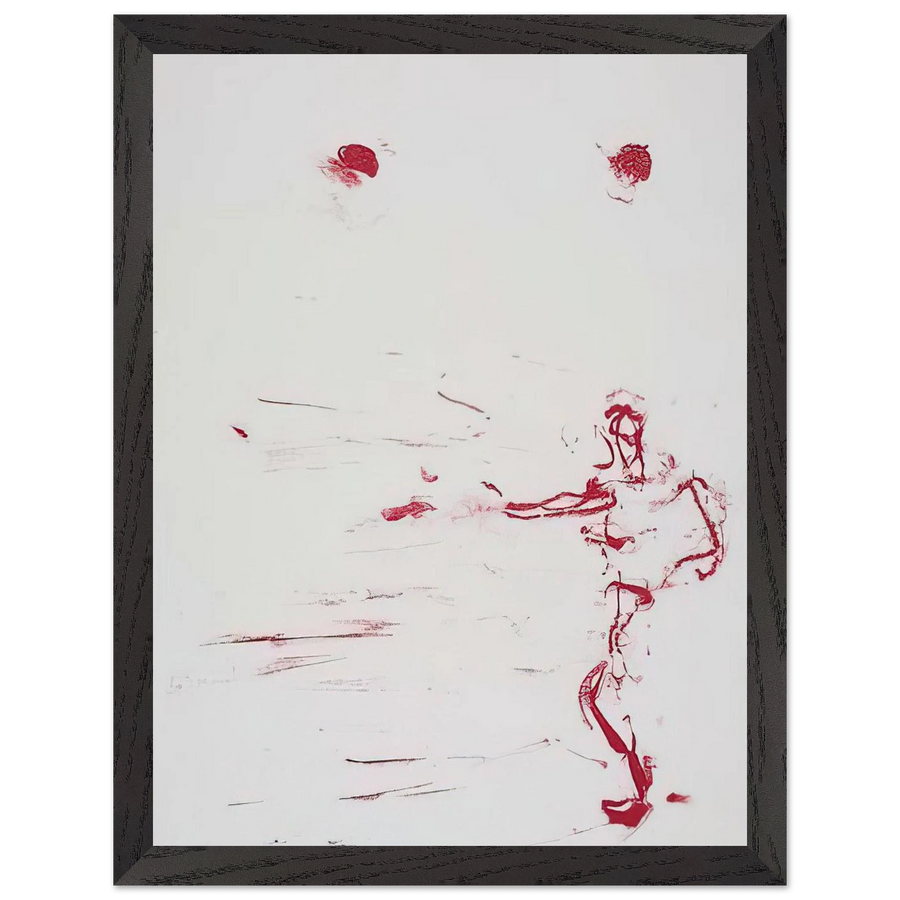 RED DANCE 1986 by Susan Rothenberg — Framed art print at Zephyeer