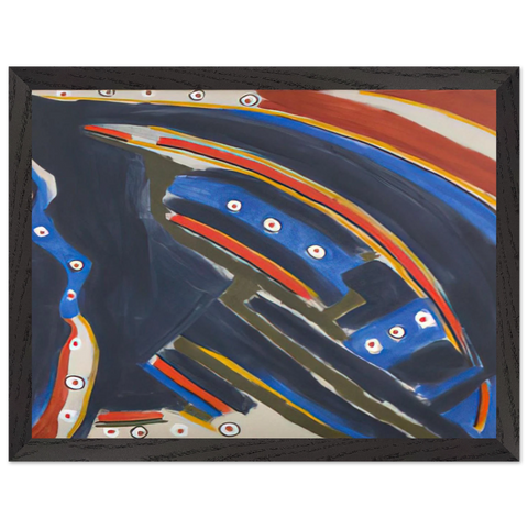 Gold Stopple Moonshot - 1972 by Betty Parsons — Framed art print at Zephyeer
