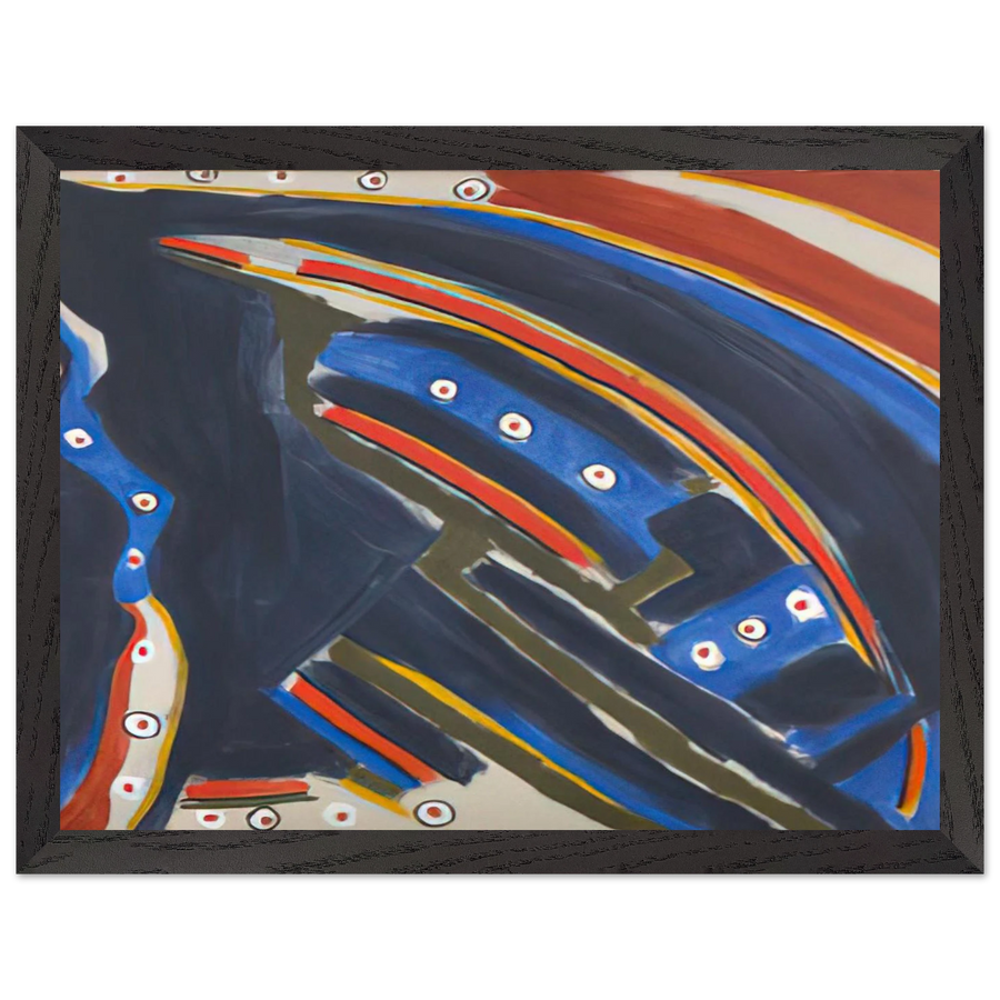 Gold Stopple Moonshot - 1972 by Betty Parsons — Framed art print at Zephyeer