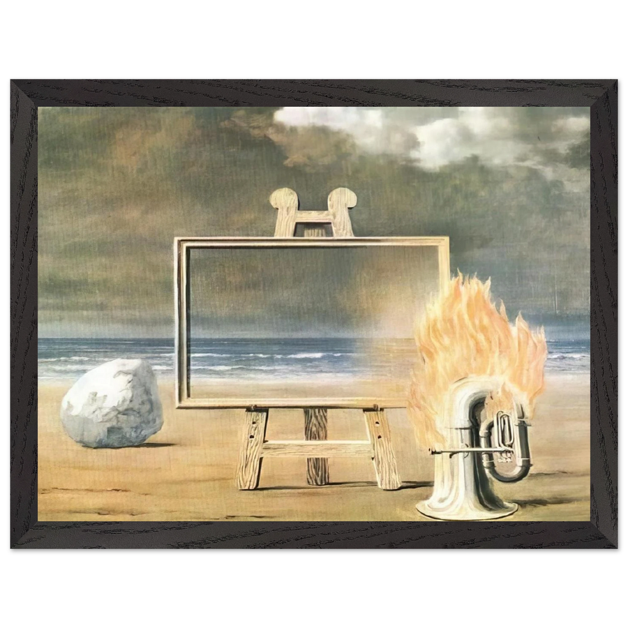 THE FAIR CAPTIVE 1947 by Rene Magritte — Framed art print at Zephyeer
