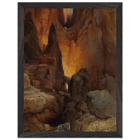A Side Canyon Grand Canyon of Arizona by Thomas Moran — Framed art print at Zephyeer