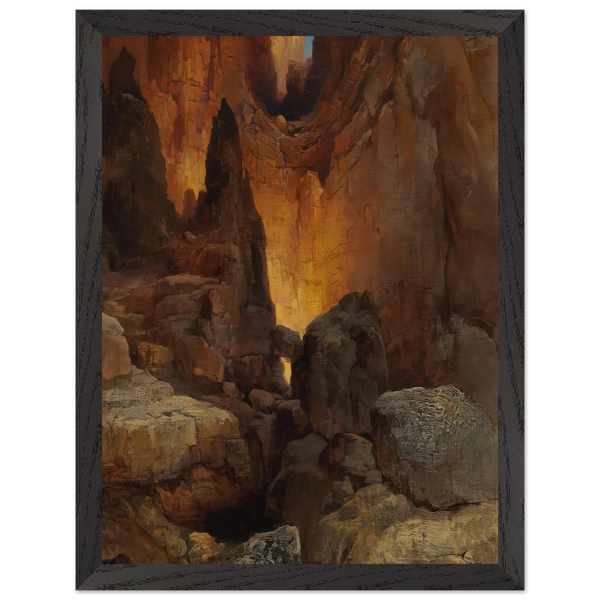 A Side Canyon Grand Canyon of Arizona by Thomas Moran — Framed art print at Zephyeer