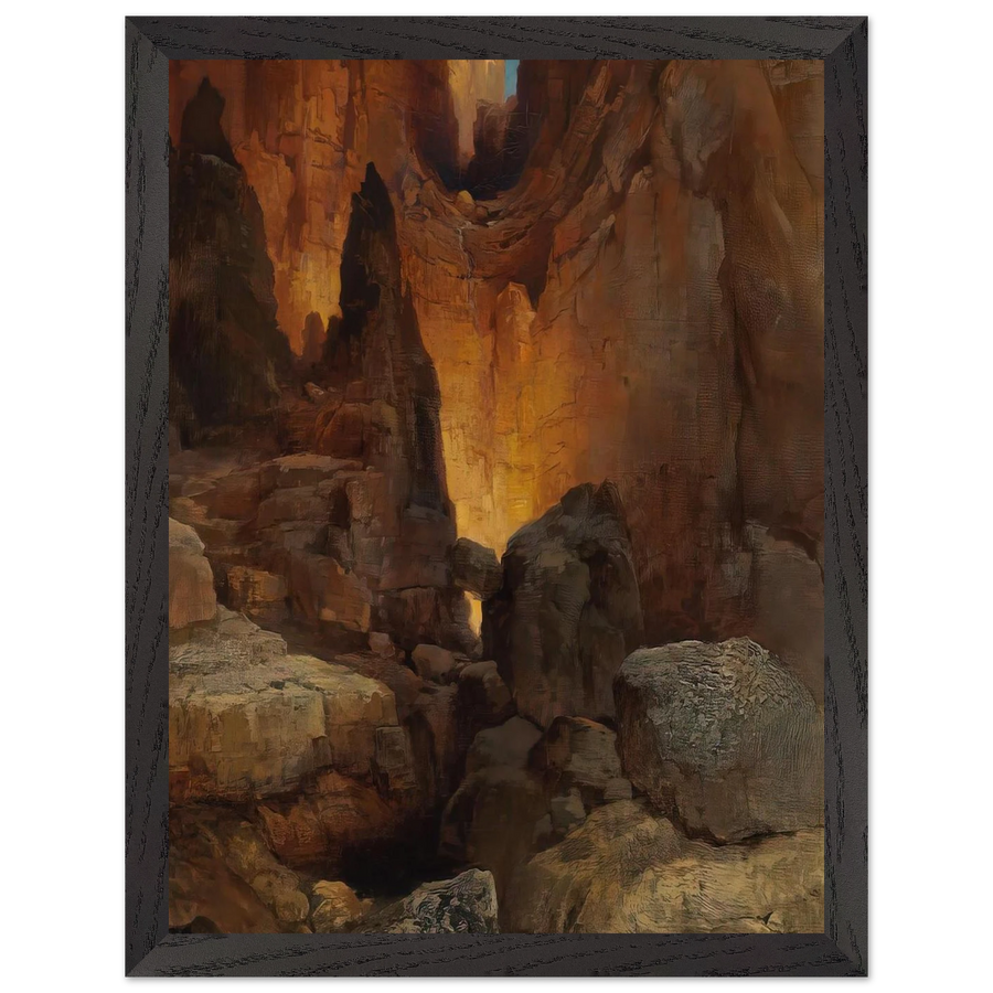 A Side Canyon Grand Canyon of Arizona by Thomas Moran — Framed art print at Zephyeer