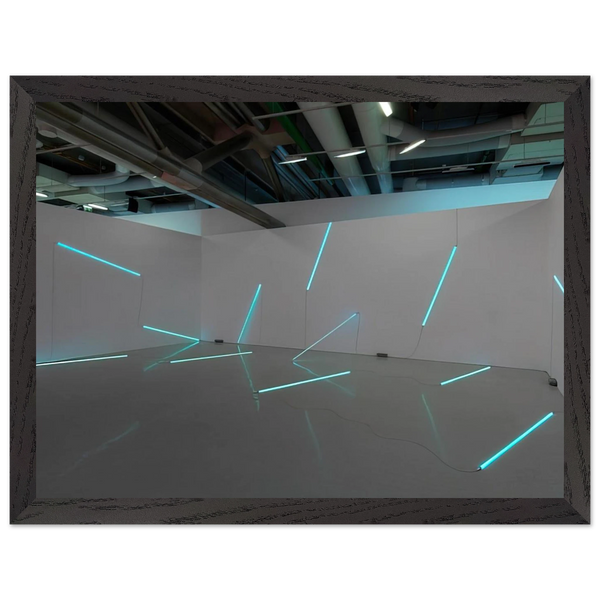 No End Neon - 1990 by Francois Morellet — Framed art print at Zephyeer