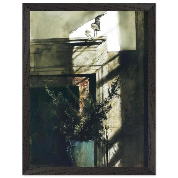 BIRD IN THE HOUSE by Andrew Wyeth — Framed art print at Zephyeer