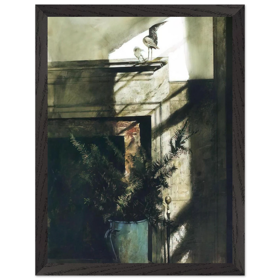 BIRD IN THE HOUSE by Andrew Wyeth — Framed art print at Zephyeer