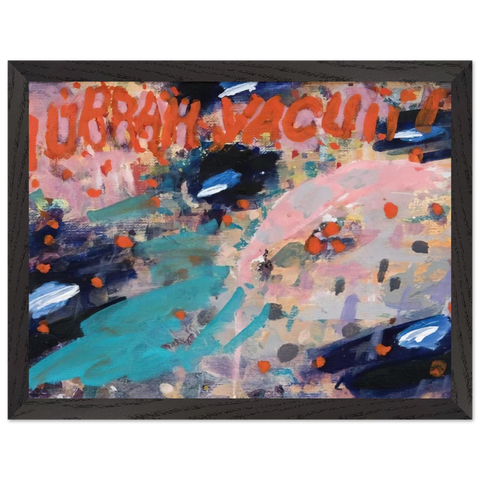 Hurrah Vacuii!! - 1988 by Paul Thek — Framed art print at Zephyeer