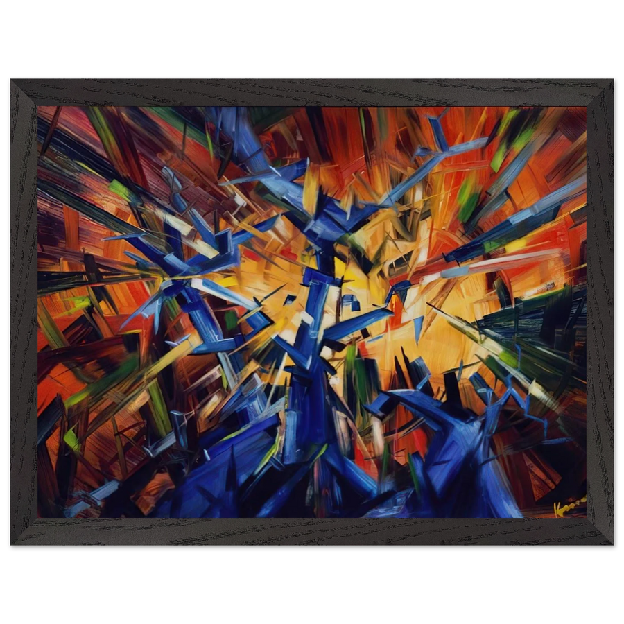 Untitled - 1966 by Konrad Zuse — Framed art print at Zephyeer