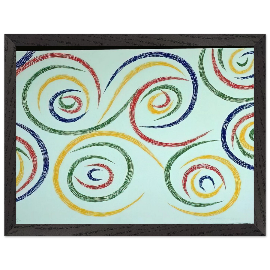 Cercles du Matin - 1992 by Piero Dorazio — Framed art print at Zephyeer