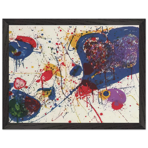 Light Violet  Lembark L20 by Sam Francis — Framed art print at Zephyeer