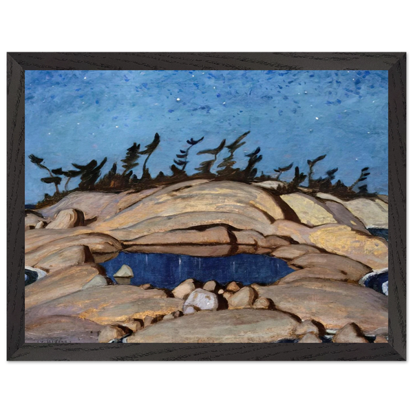 Night Pine Island - 1921 by A.Y. Jackson — Framed art print at Zephyeer