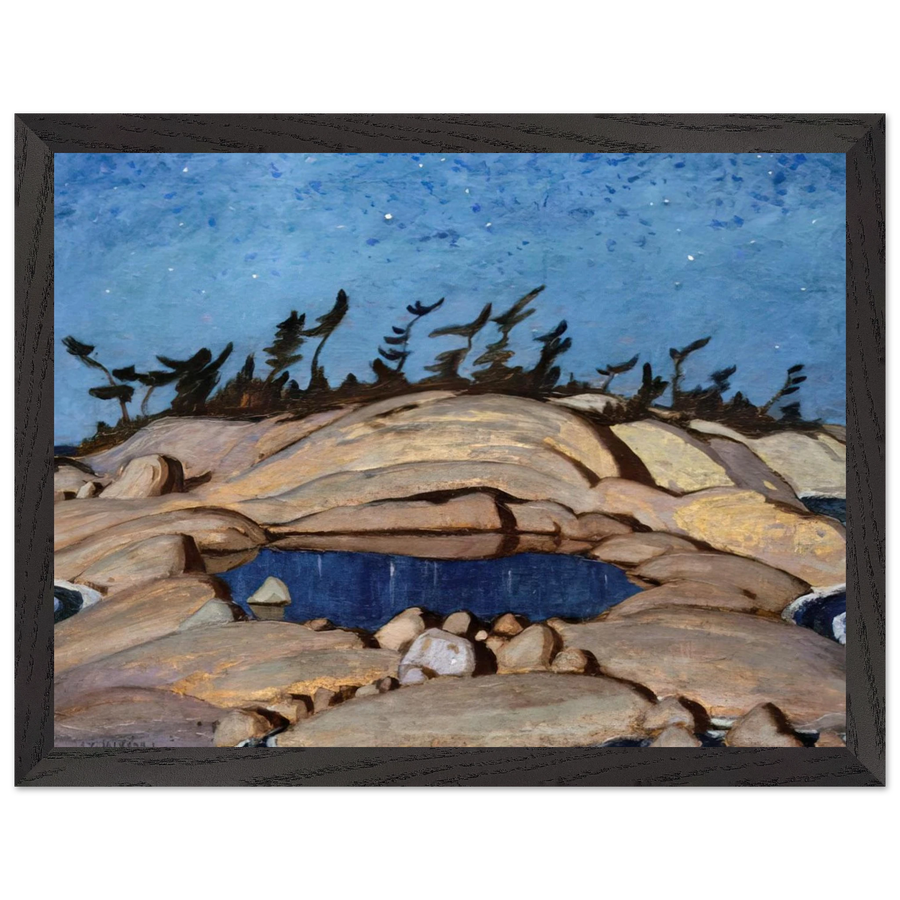 Night Pine Island - 1921 by A.Y. Jackson — Framed art print at Zephyeer
