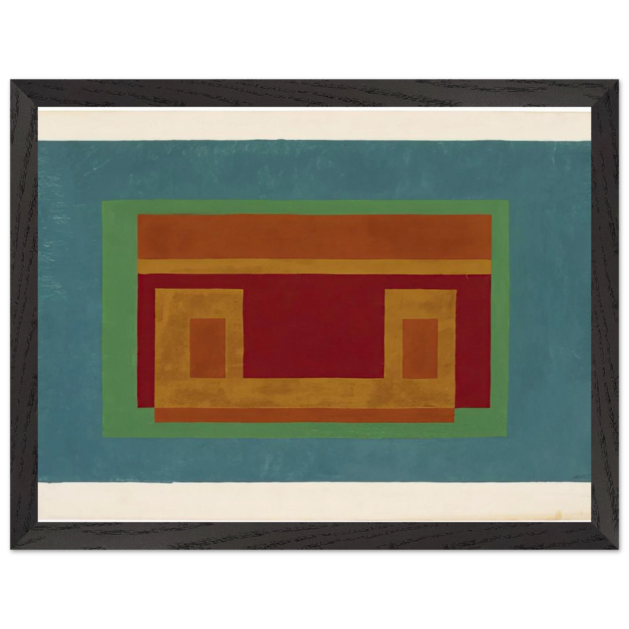VARIANT ADOBE 1947 by Josef Albers — Framed art print at Zephyeer