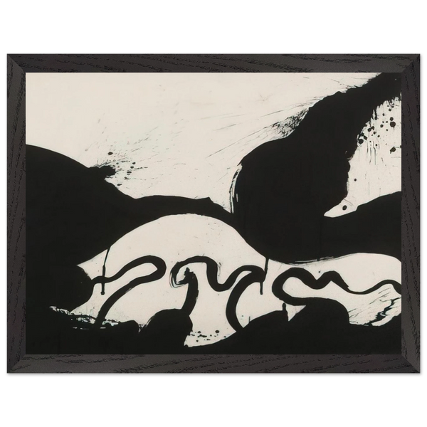 Untitled - 1973 by Norman Bluhm — Framed art print at Zephyeer