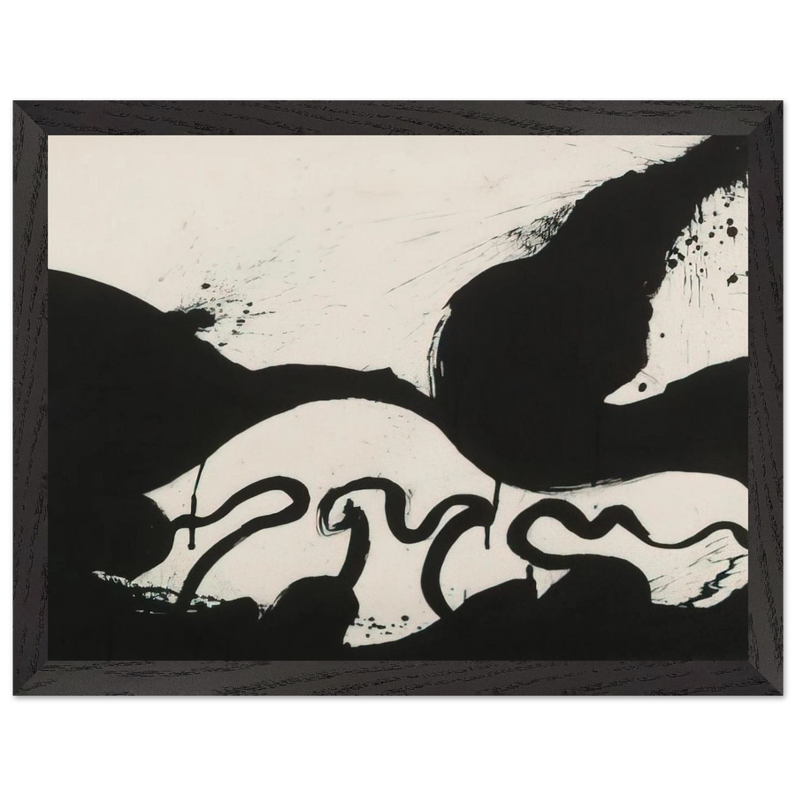 Untitled - 1973 by Norman Bluhm — Framed art print at Zephyeer