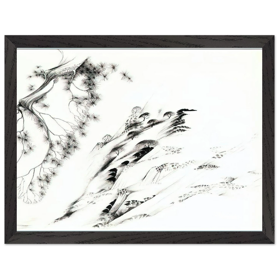 Hillside by Eyvind Earle — Framed art print at Zephyeer