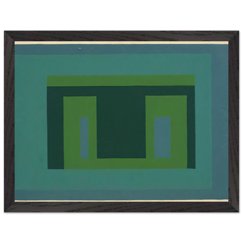VARIANT ADOBE 1956 by Josef Albers — Framed art print at Zephyeer