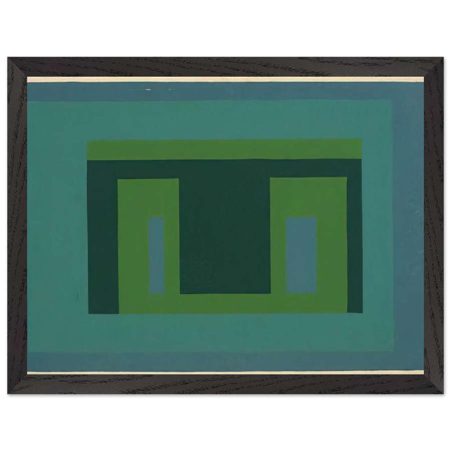 VARIANT ADOBE 1956 by Josef Albers — Framed art print at Zephyeer