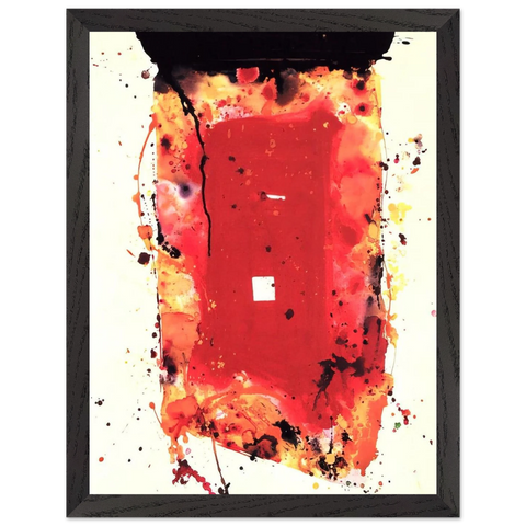 Flash Point by Sam Francis — Framed art print at Zephyeer