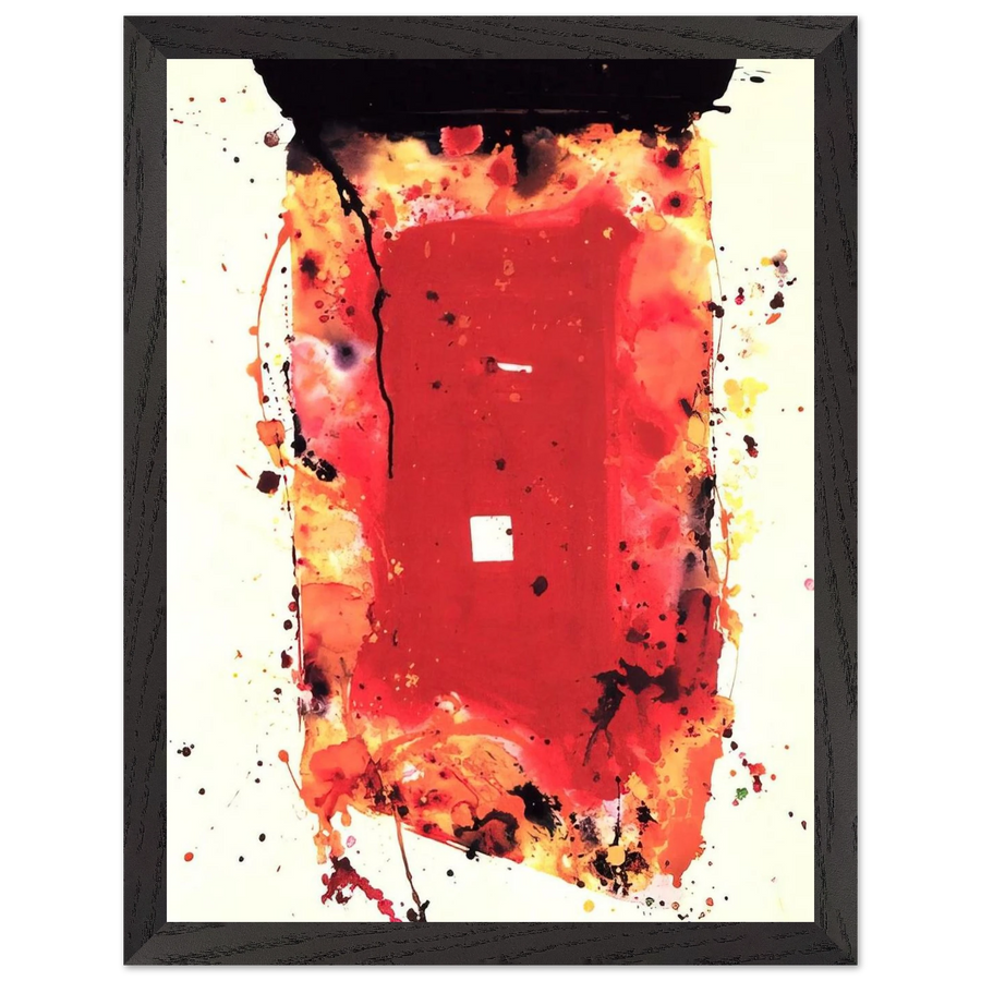 Flash Point by Sam Francis — Framed art print at Zephyeer