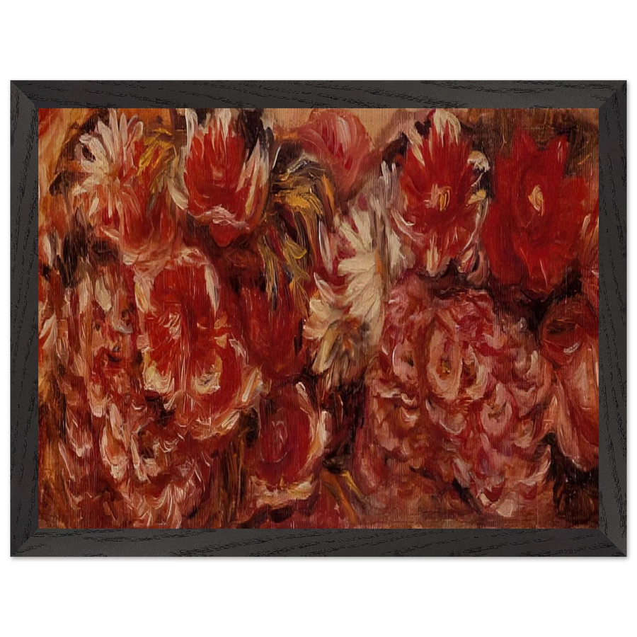 Floral Headband by Pierre-Auguste Renoir — Framed art print at Zephyeer