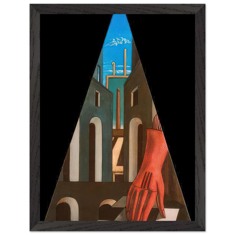 METAPHYSICAL TRIANGLE 1958 by Giorgio de Chirico — Framed art print at Zephyeer