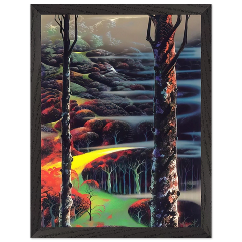A Touch of Autumn by Eyvind Earle — Framed art print at Zephyeer