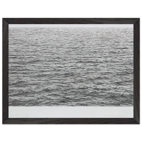 DRYPOINT OCEAN SURFACE 1983 by Vija Celmins — Framed art print at Zephyeer