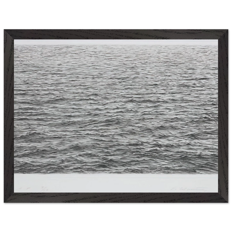 DRYPOINT OCEAN SURFACE 1983 by Vija Celmins — Framed art print at Zephyeer