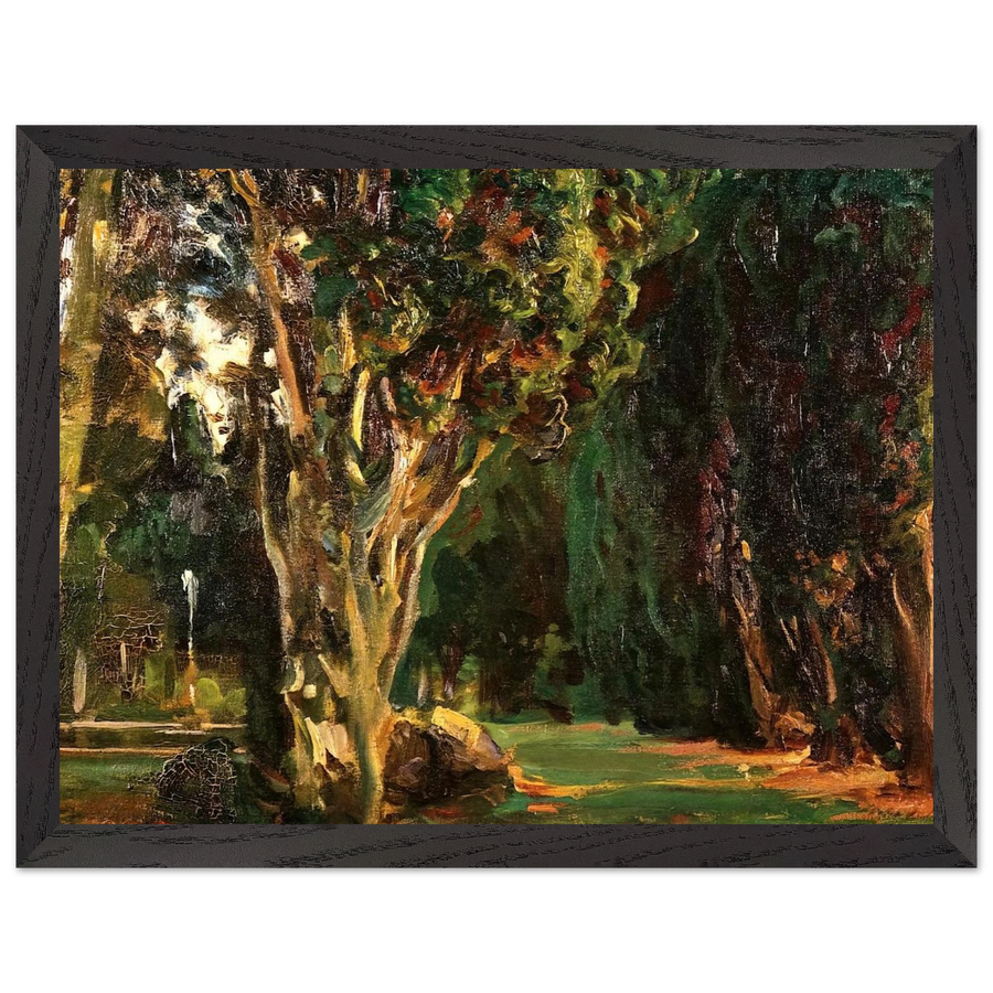 Falconieri Gardens, Frascati by John Singer Sargent — Framed art print at Zephyeer