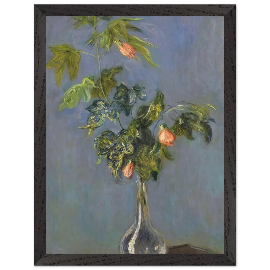 Flowers in a Vase by Claude Monet — Framed art print at Zephyeer