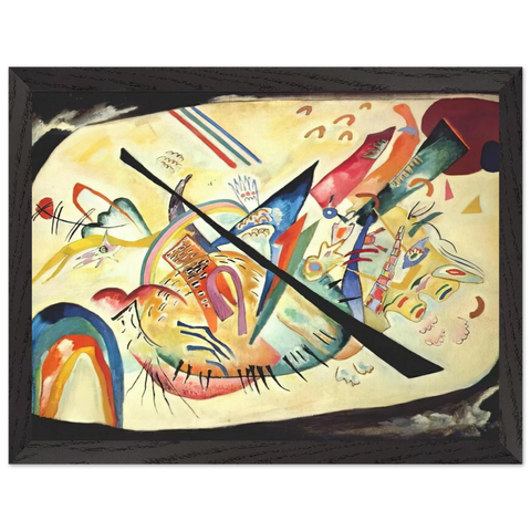 WHITE OVAL 1919 by Wassily Kandinsky — Framed art print at Zephyeer