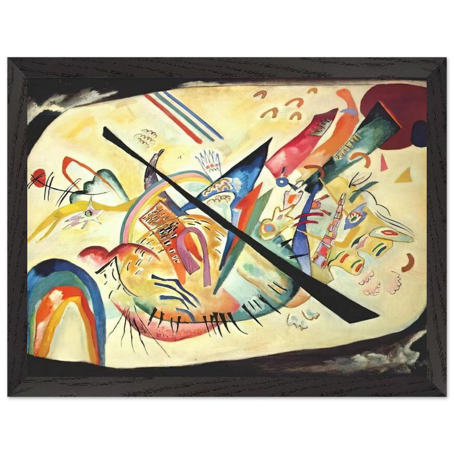 WHITE OVAL 1919 by Wassily Kandinsky — Framed art print at Zephyeer