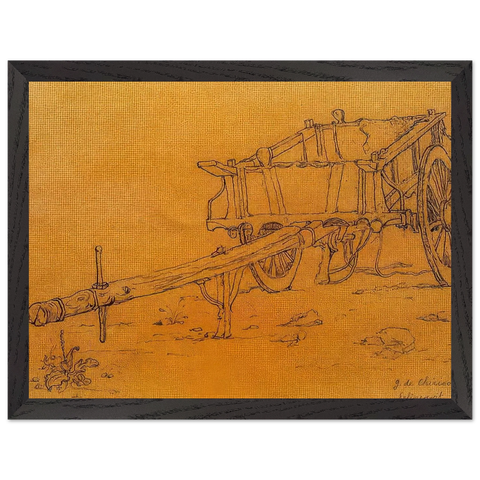 THE CHARIOT by Giorgio de Chirico — Framed art print at Zephyeer