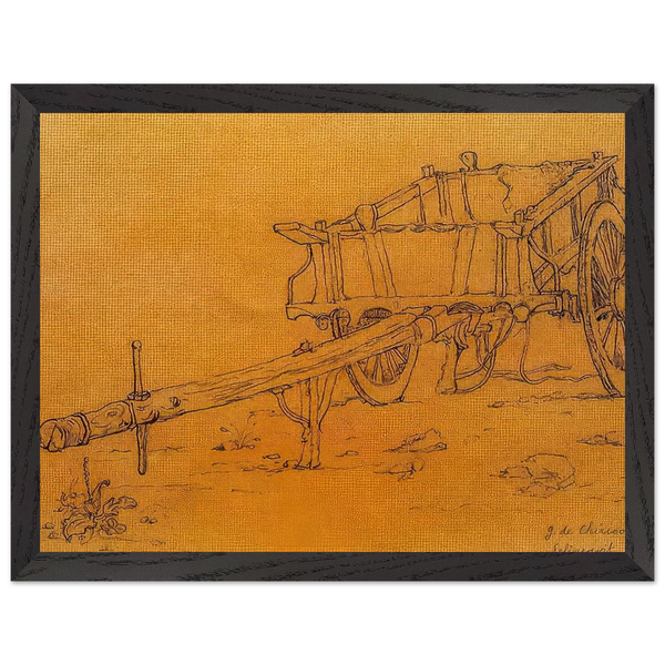 THE CHARIOT by Giorgio de Chirico — Framed art print at Zephyeer