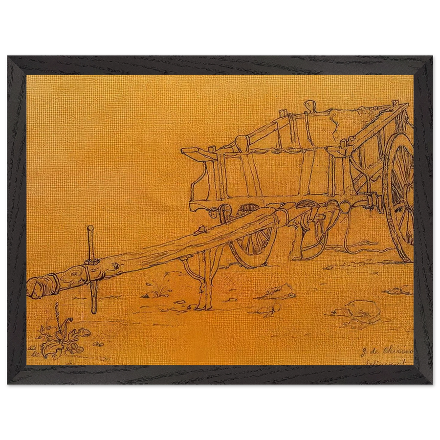 THE CHARIOT by Giorgio de Chirico — Framed art print at Zephyeer