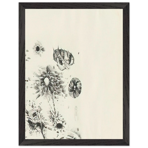 FIRST STONE 1962 by Lee Bontecou — Framed art print at Zephyeer