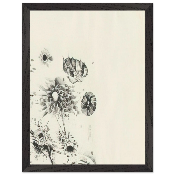 FIRST STONE 1962 by Lee Bontecou — Framed art print at Zephyeer