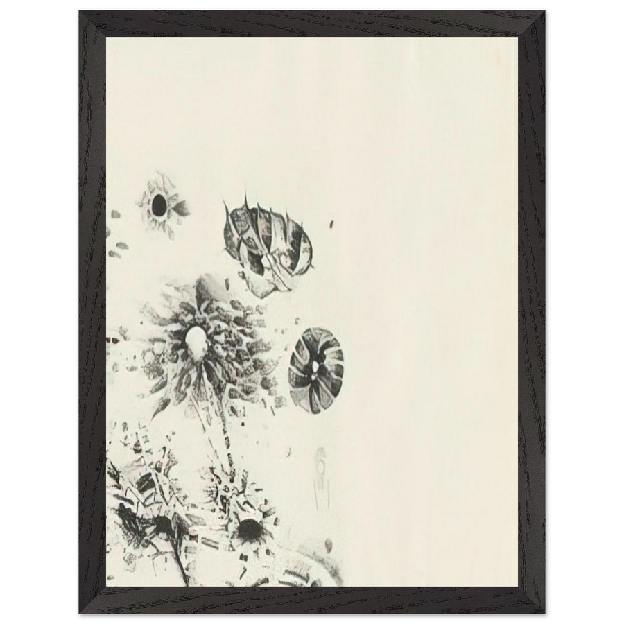 FIRST STONE 1962 by Lee Bontecou — Framed art print at Zephyeer
