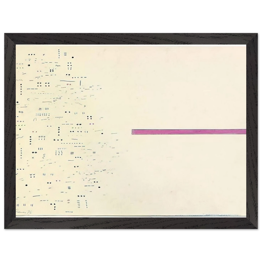 Untitled - 1976 by Gene Davis — Framed art print at Zephyeer