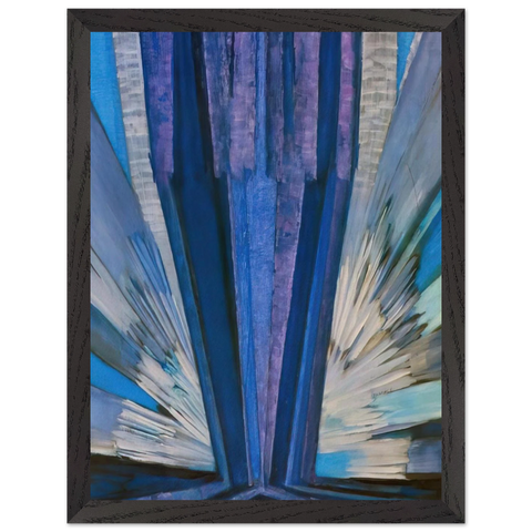 Blue by Frantisek Kupka — Framed art print at Zephyeer