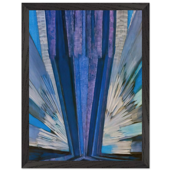 Blue by Frantisek Kupka — Framed art print at Zephyeer