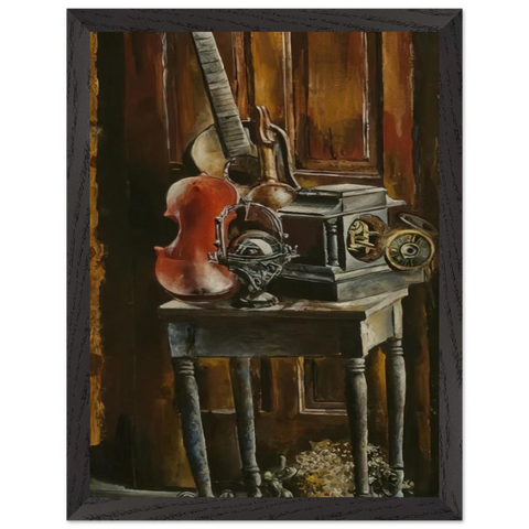 THIS ICHNOLITE OF MINE by Ivan Albright — Framed art print at Zephyeer