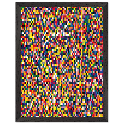 4900 COLOURS 2007 by Gerhard Richter — Framed art print at Zephyeer