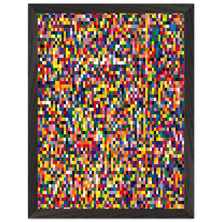 4900 COLOURS 2007 by Gerhard Richter — Framed art print at Zephyeer