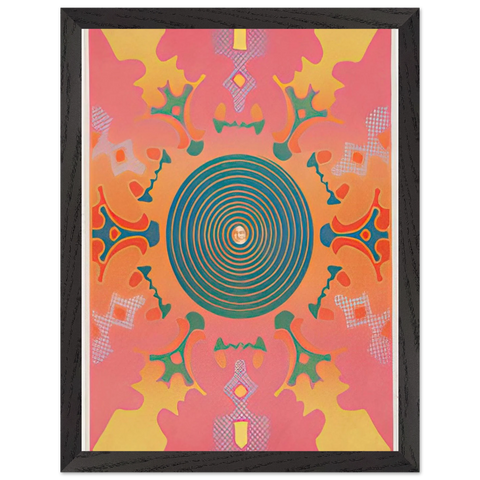 THE VISIONARIES AT THE EAST HAMPTON GALLERY 1967 by Peter Max — Framed art print at Zephyeer
