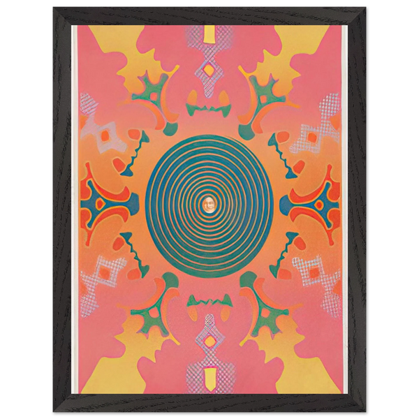 THE VISIONARIES AT THE EAST HAMPTON GALLERY 1967 by Peter Max — Framed art print at Zephyeer