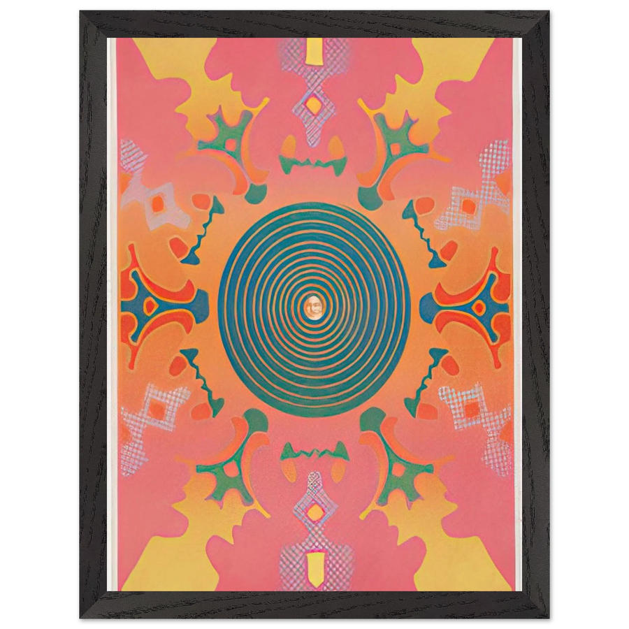 THE VISIONARIES AT THE EAST HAMPTON GALLERY 1967 by Peter Max — Framed art print at Zephyeer