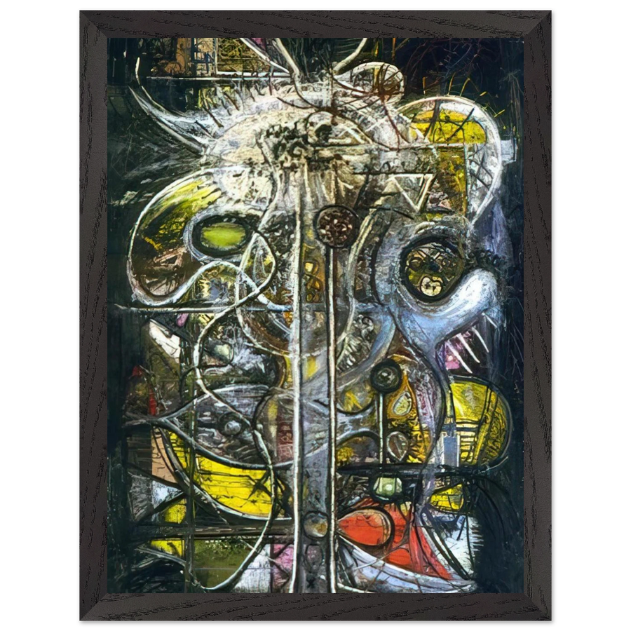Comprehension of the Atom, Crucifixion by Richard Pousette-Dart — Framed art print at Zephyeer