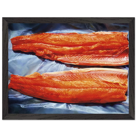 Split Grilse - 1979 by Mary Pratt — Framed art print at Zephyeer